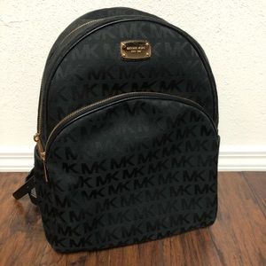 Black & Gold Michael Kors Backpack